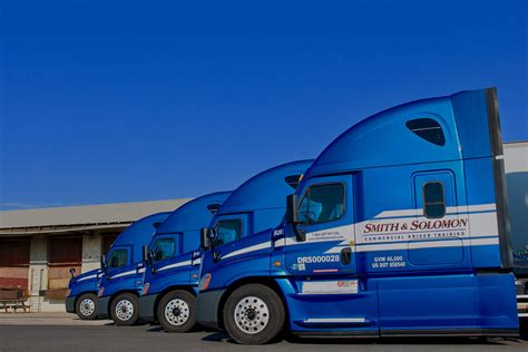 Smith and solomon - Smith & Solomon Profile and History Smith & Solomon has been in the truck driver training industry for over two decades. We are one of the largest commercial driver training schools in the country, maintaining a fleet of 140 pieces of equipment. Smith & Solomon ...